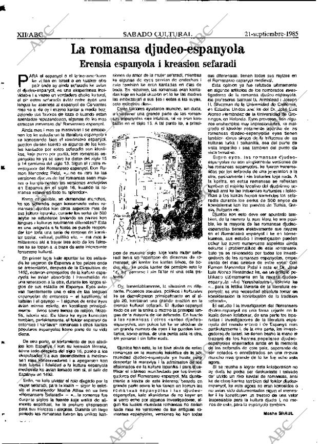 ABC MADRID 21-09-1985 página 62