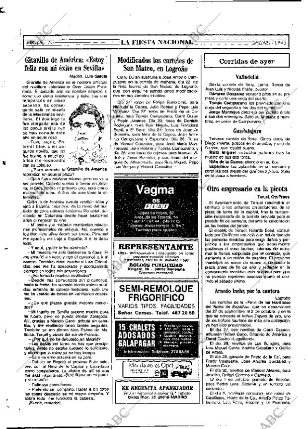 ABC MADRID 21-09-1985 página 74