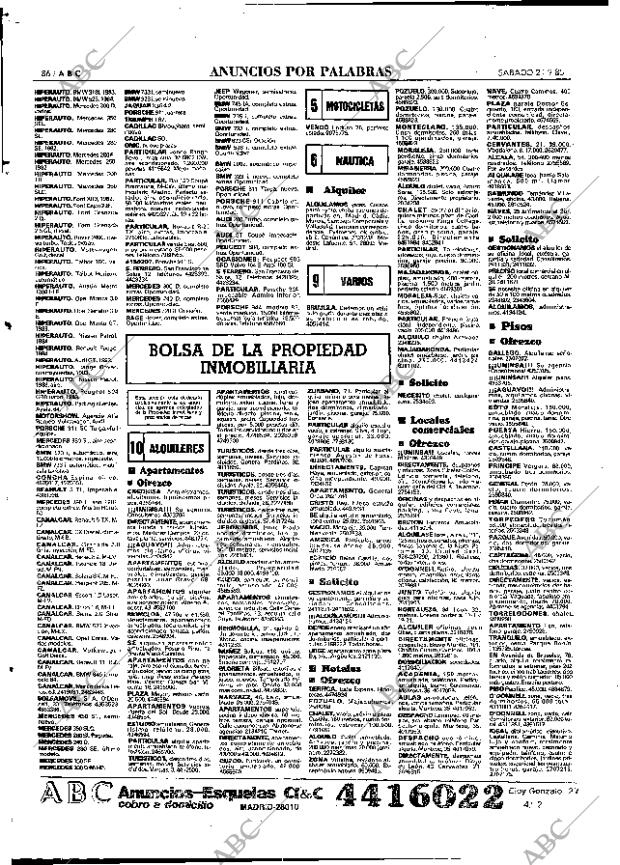 ABC MADRID 21-09-1985 página 86