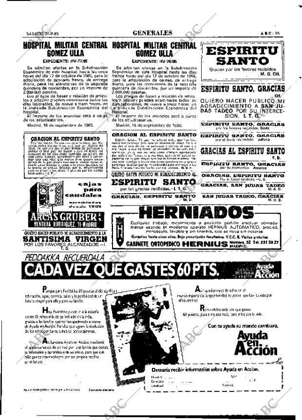 ABC MADRID 21-09-1985 página 95