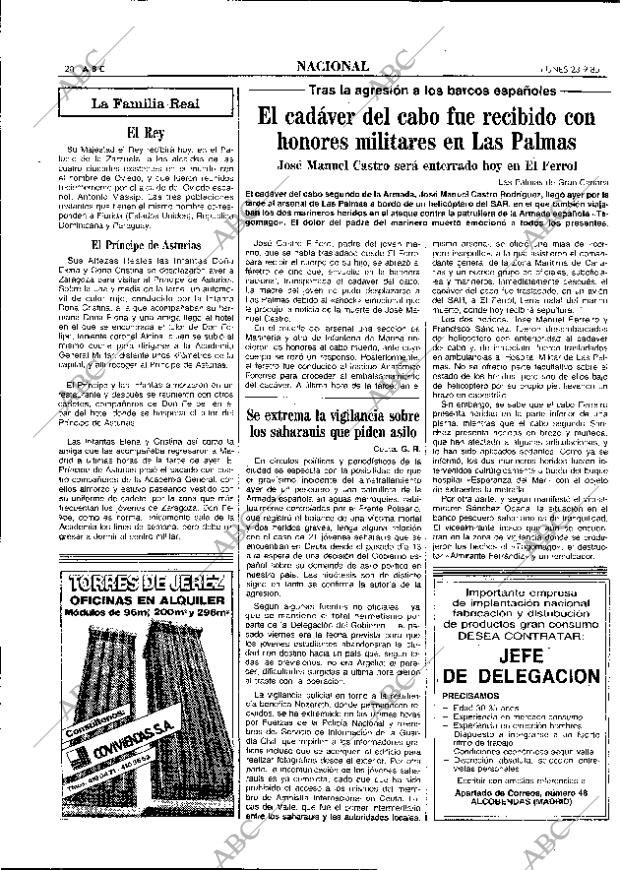 ABC MADRID 23-09-1985 página 20