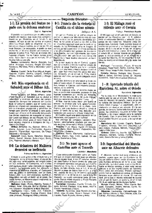 ABC MADRID 23-09-1985 página 56