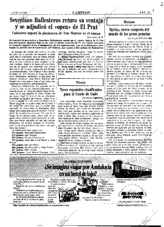 ABC MADRID 23-09-1985 página 63