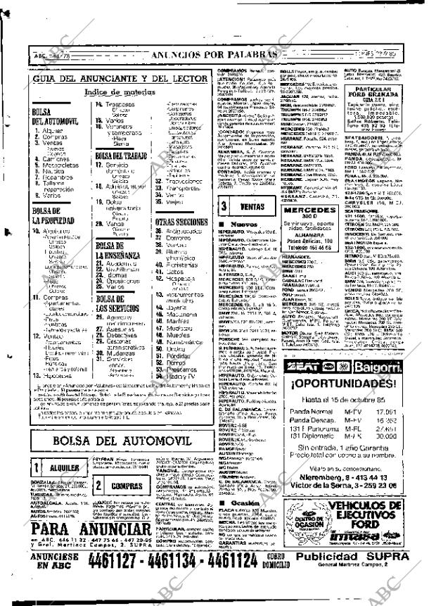 ABC MADRID 23-09-1985 página 78