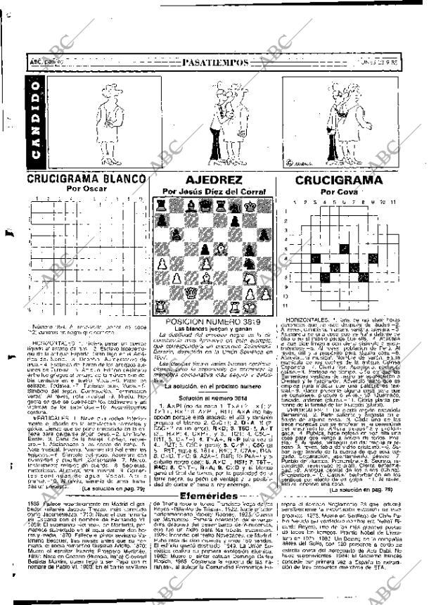 ABC MADRID 23-09-1985 página 92