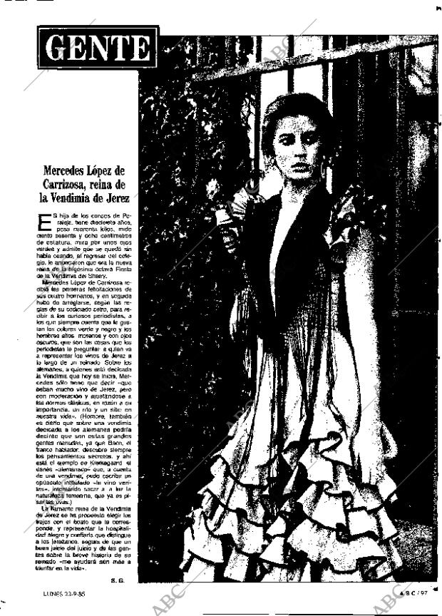 ABC MADRID 23-09-1985 página 97