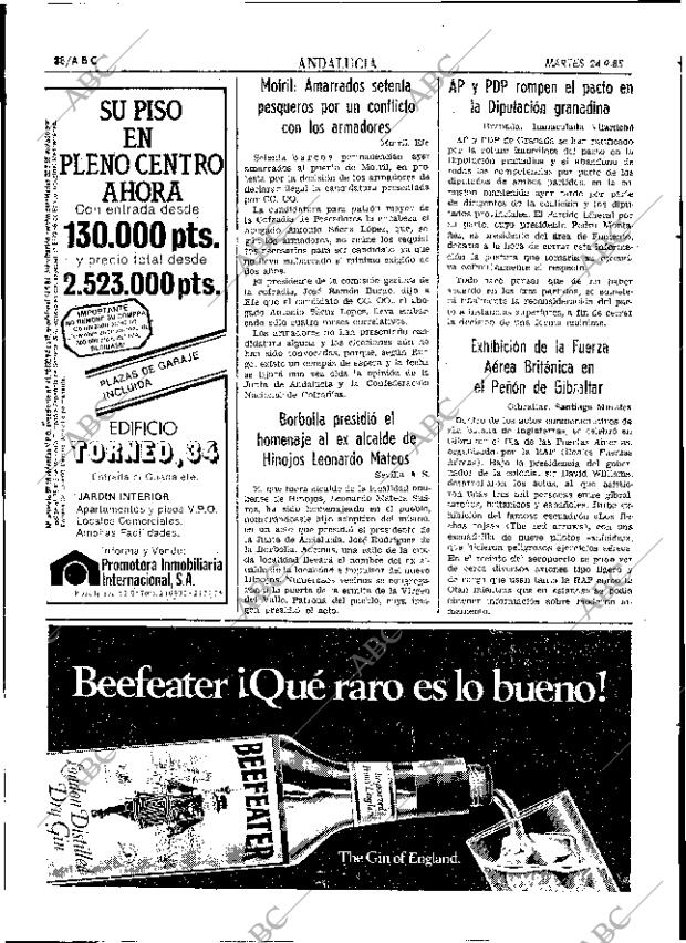 ABC SEVILLA 24-09-1985 página 38