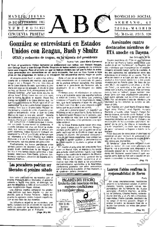 ABC MADRID 26-09-1985 página 17