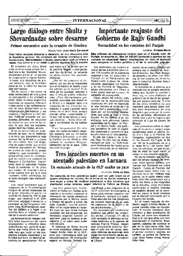 ABC MADRID 26-09-1985 página 33