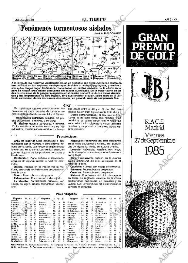 ABC MADRID 26-09-1985 página 43