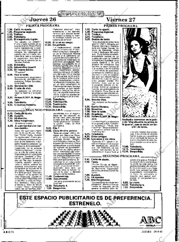 ABC SEVILLA 26-09-1985 página 82