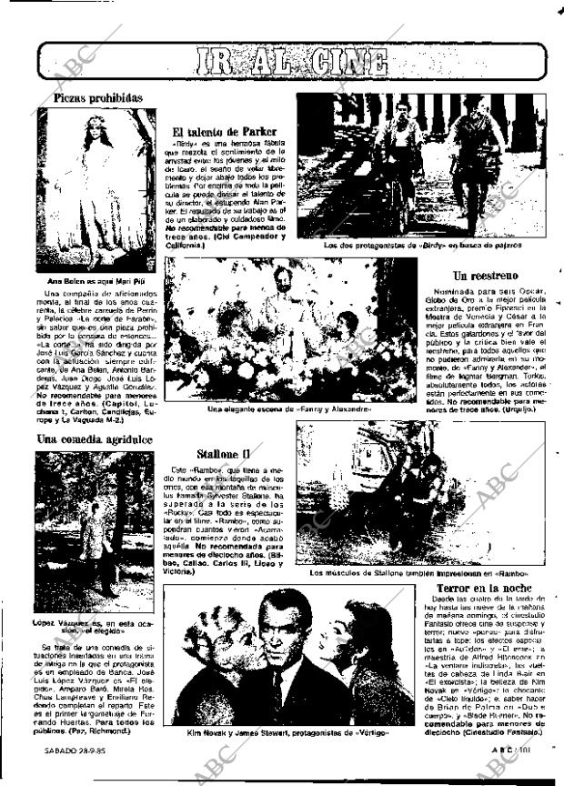 ABC MADRID 28-09-1985 página 101