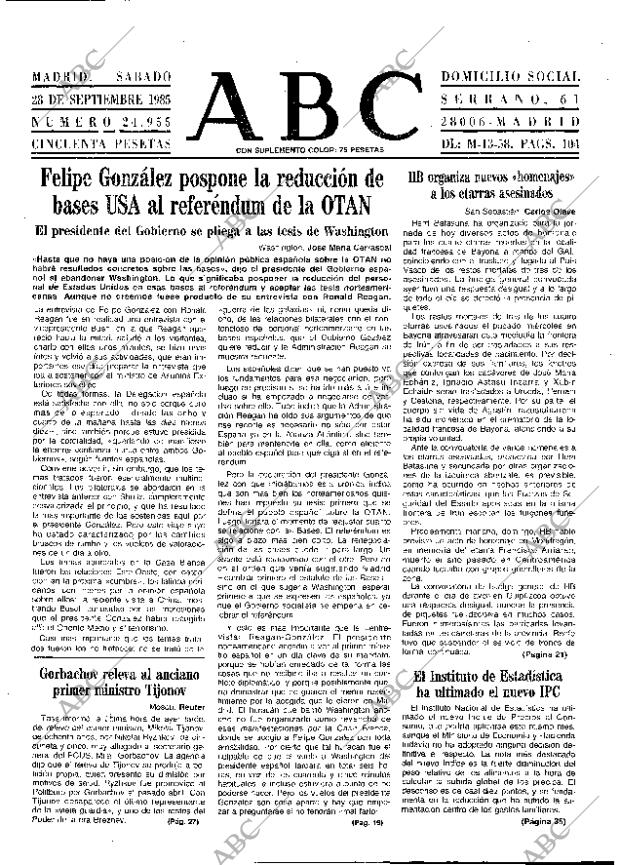 ABC MADRID 28-09-1985 página 13