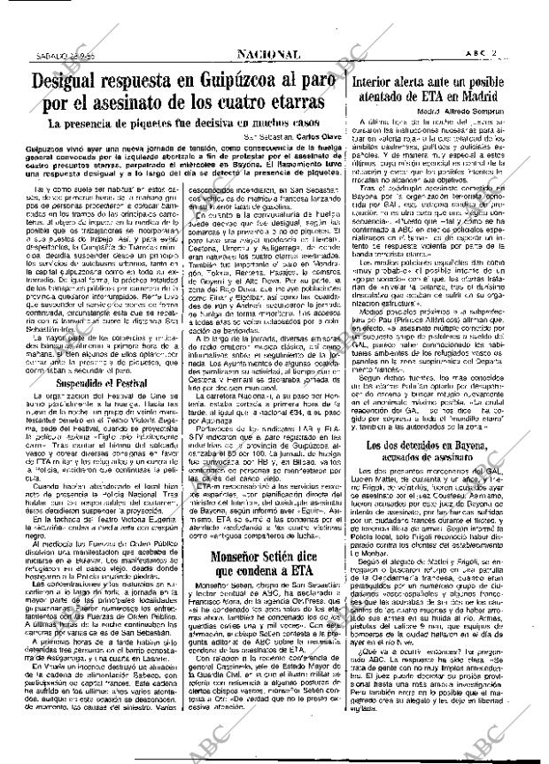 ABC MADRID 28-09-1985 página 21