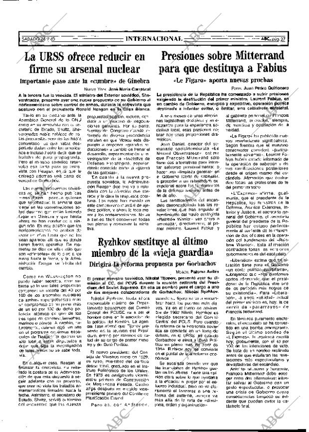 ABC MADRID 28-09-1985 página 27