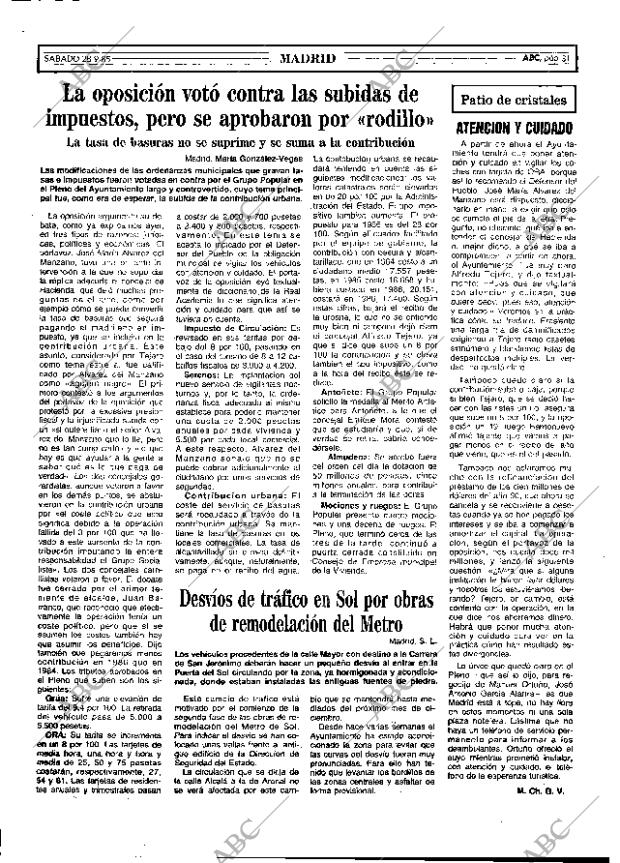 ABC MADRID 28-09-1985 página 31