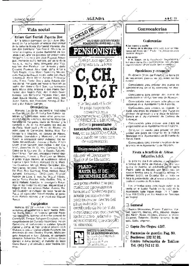 ABC MADRID 28-09-1985 página 33