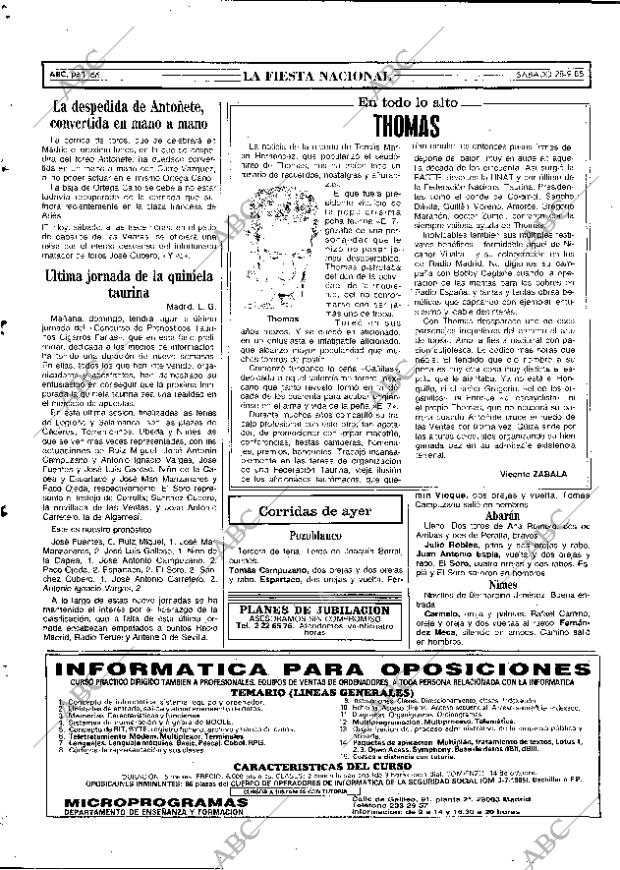 ABC MADRID 28-09-1985 página 66