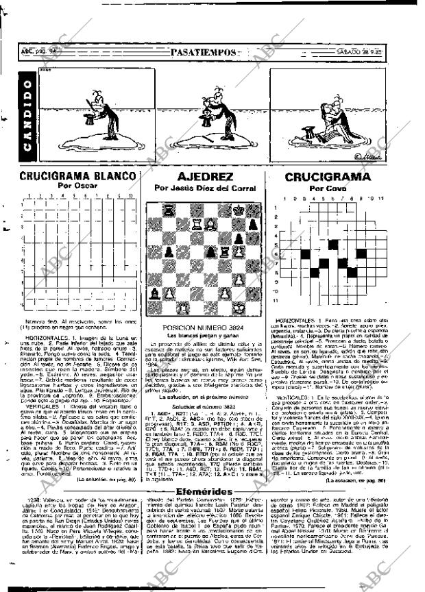 ABC MADRID 28-09-1985 página 94