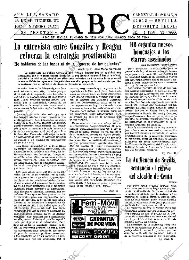 ABC SEVILLA 28-09-1985 página 13