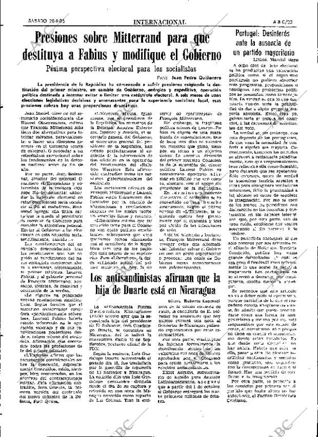 ABC SEVILLA 28-09-1985 página 23