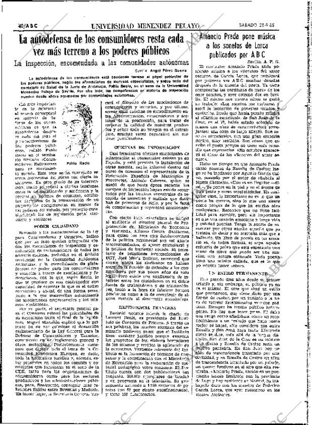 ABC SEVILLA 28-09-1985 página 40