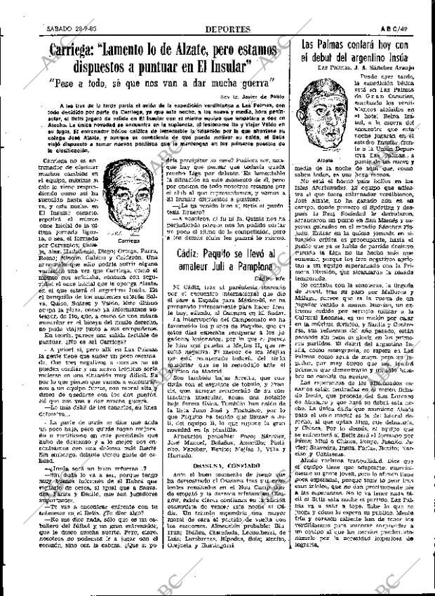 ABC SEVILLA 28-09-1985 página 49