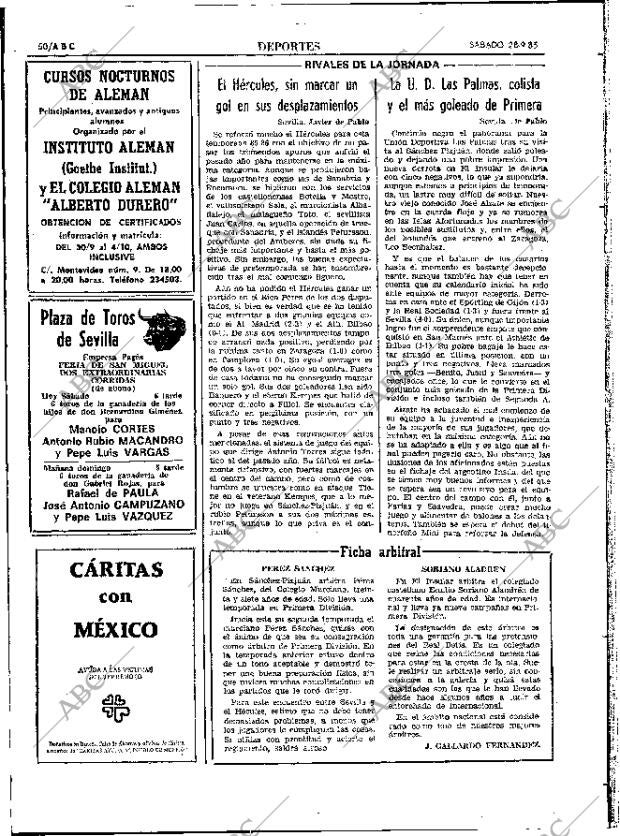 ABC SEVILLA 28-09-1985 página 50