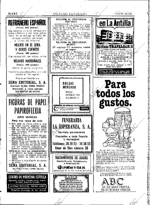 ABC SEVILLA 28-09-1985 página 58