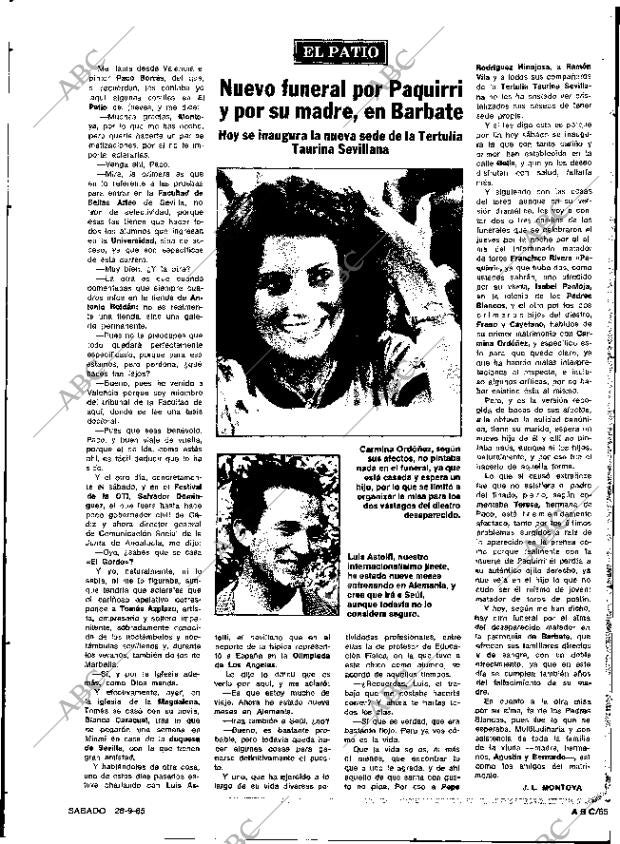 ABC SEVILLA 28-09-1985 página 65