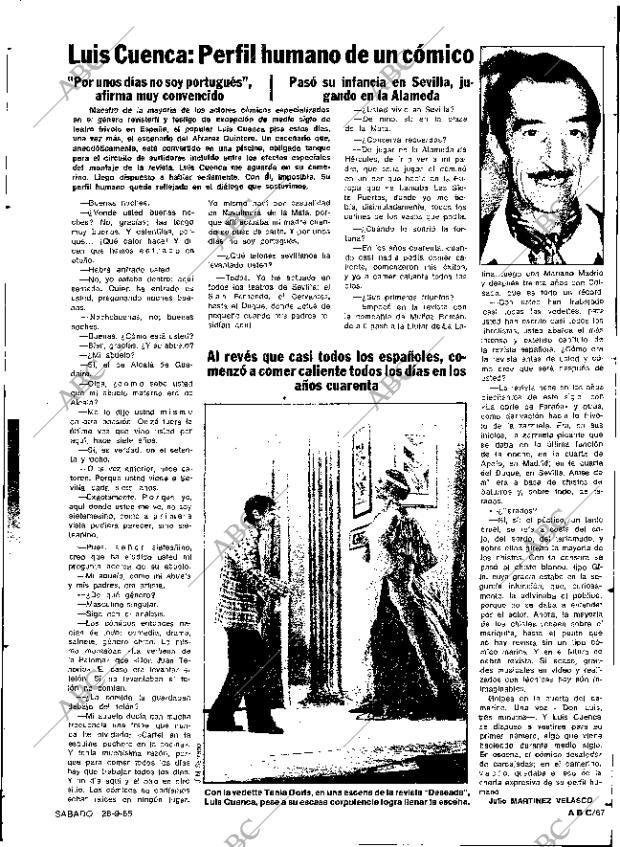 ABC SEVILLA 28-09-1985 página 67