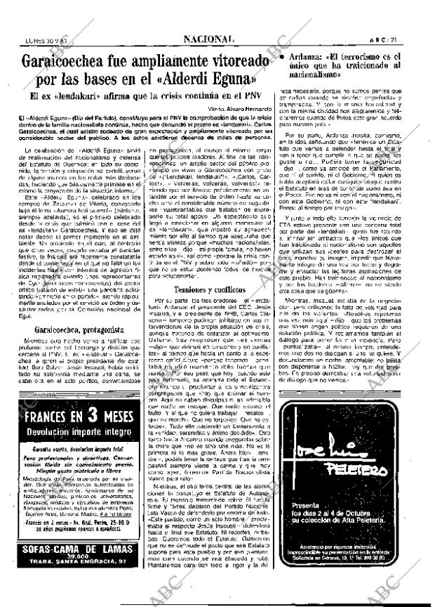 ABC MADRID 30-09-1985 página 21