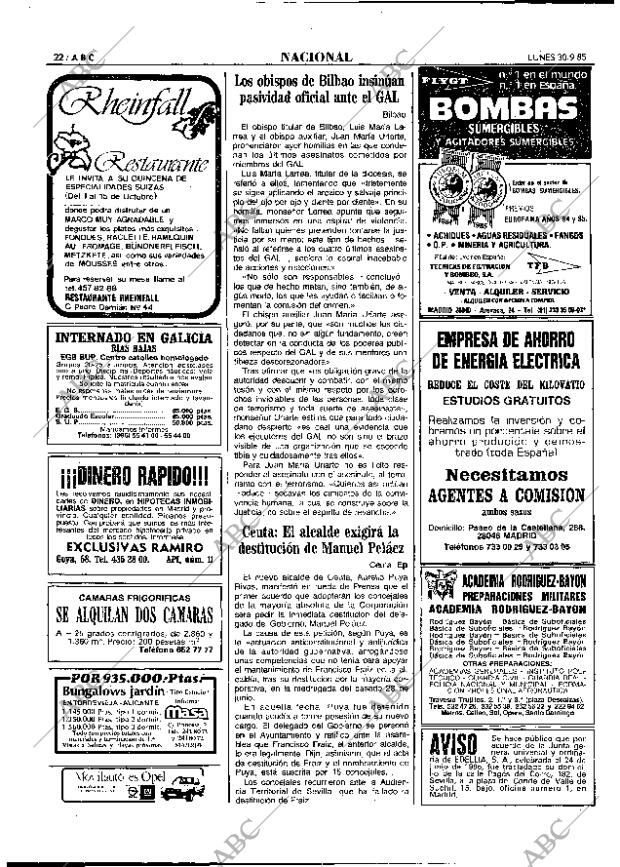 ABC MADRID 30-09-1985 página 22