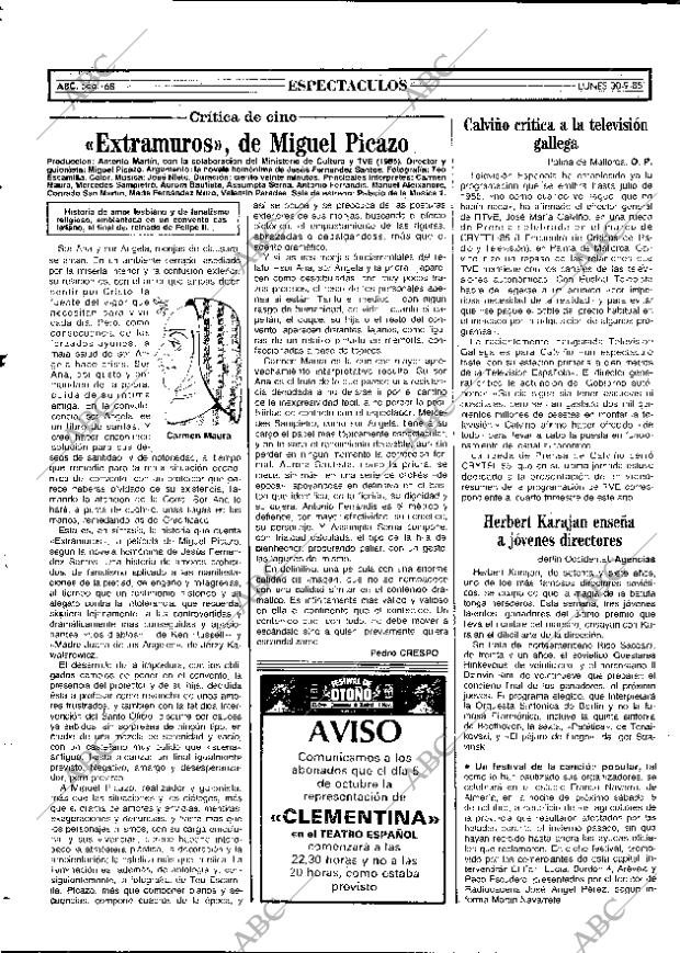 ABC MADRID 30-09-1985 página 68