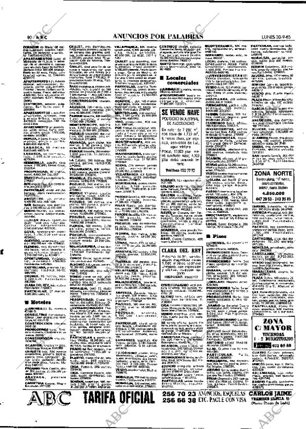 ABC MADRID 30-09-1985 página 80