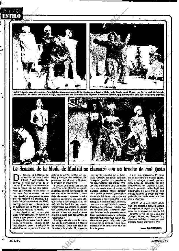 ABC MADRID 30-09-1985 página 98