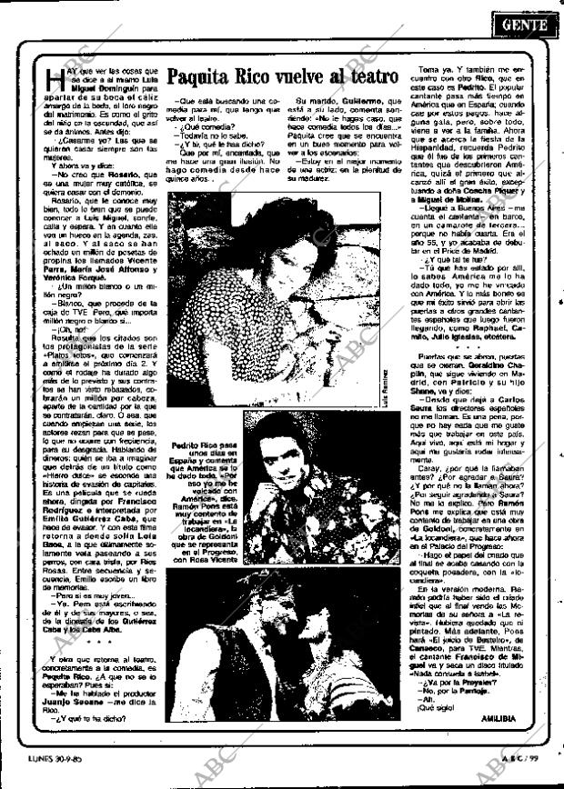 ABC MADRID 30-09-1985 página 99