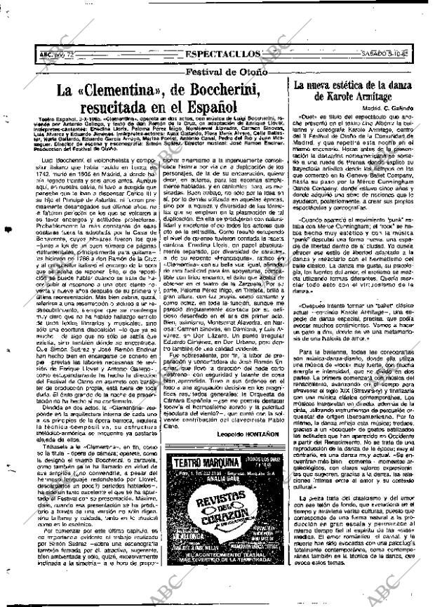 ABC MADRID 05-10-1985 página 72