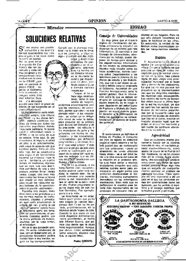 ABC MADRID 08-10-1985 página 16