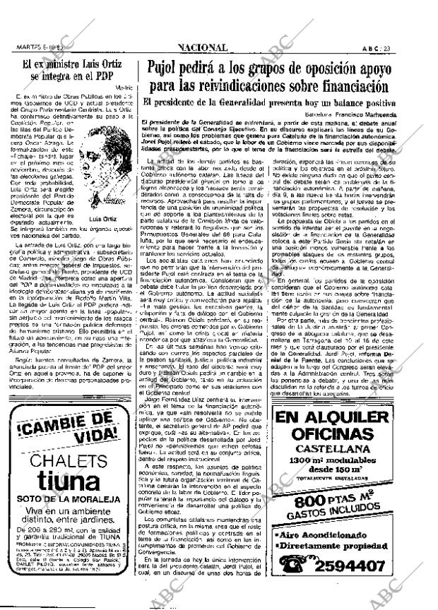 ABC MADRID 08-10-1985 página 23