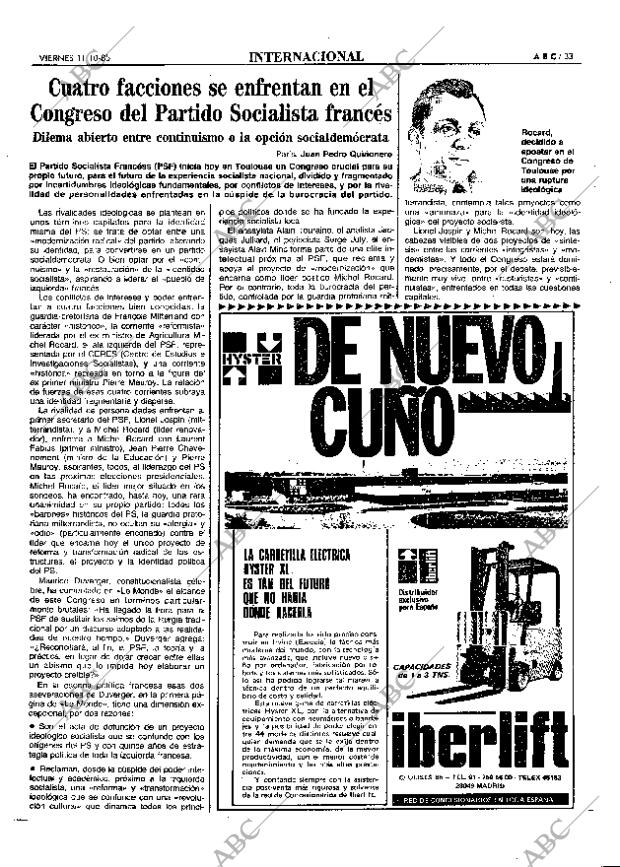 ABC MADRID 11-10-1985 página 33