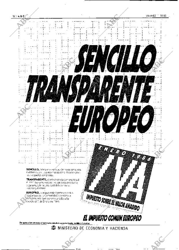 ABC MADRID 11-10-1985 página 50