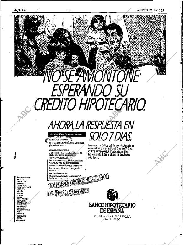 ABC SEVILLA 16-10-1985 página 44