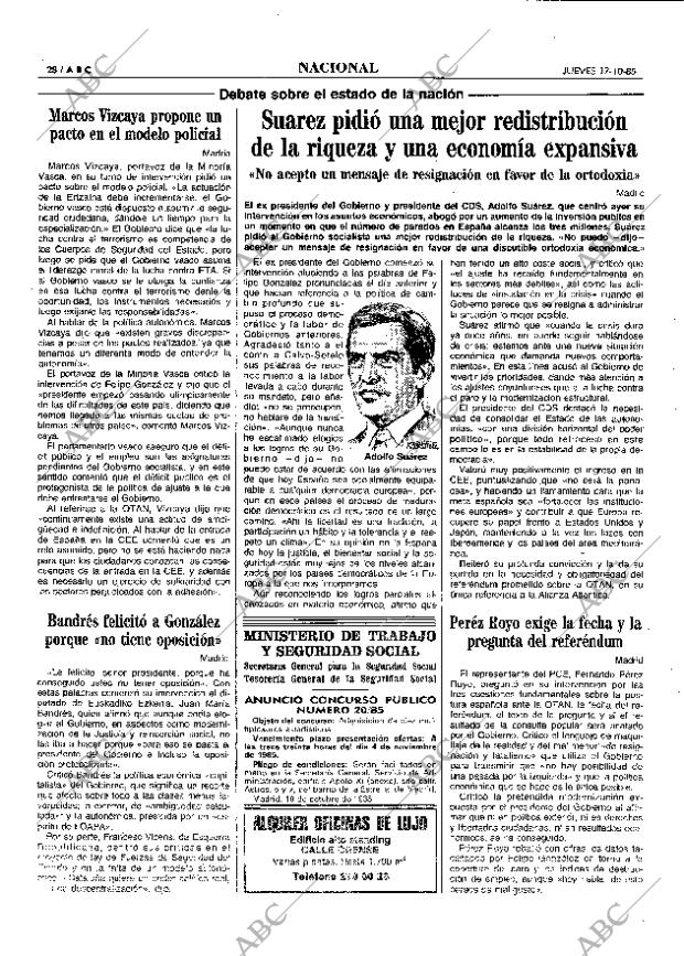 ABC MADRID 17-10-1985 página 28