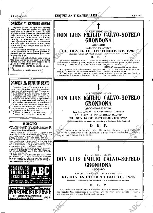 ABC MADRID 17-10-1985 página 87