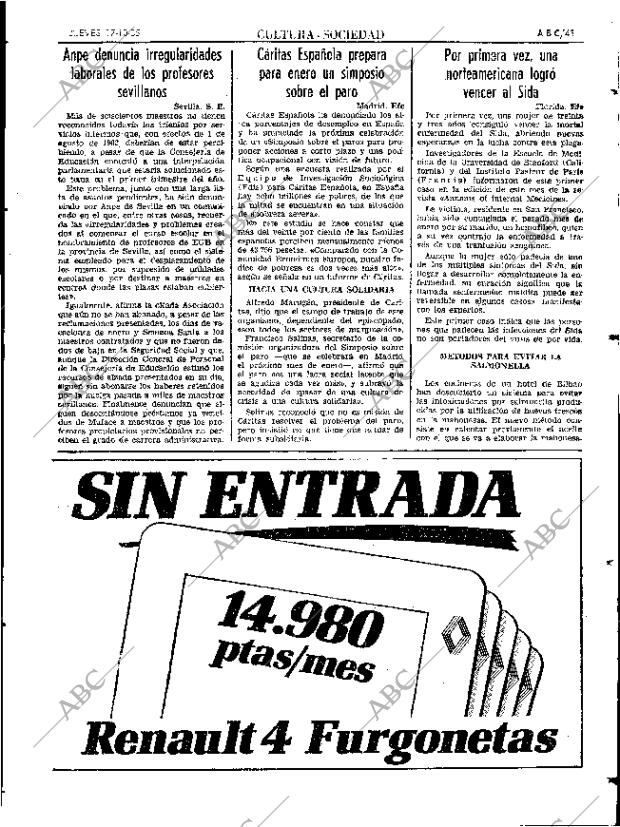 ABC SEVILLA 17-10-1985 página 43