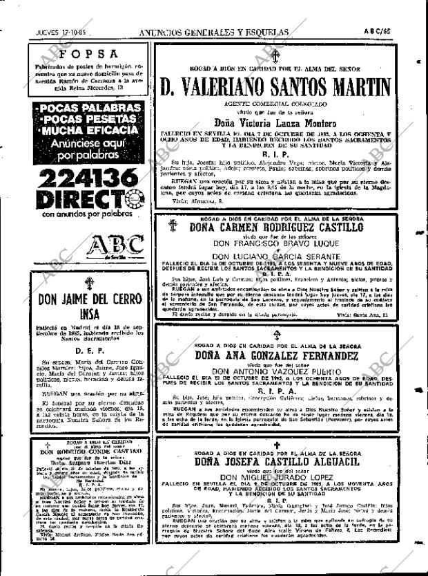 ABC SEVILLA 17-10-1985 página 65