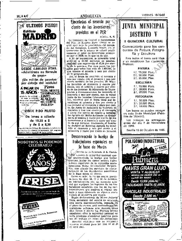 ABC SEVILLA 18-10-1985 página 28