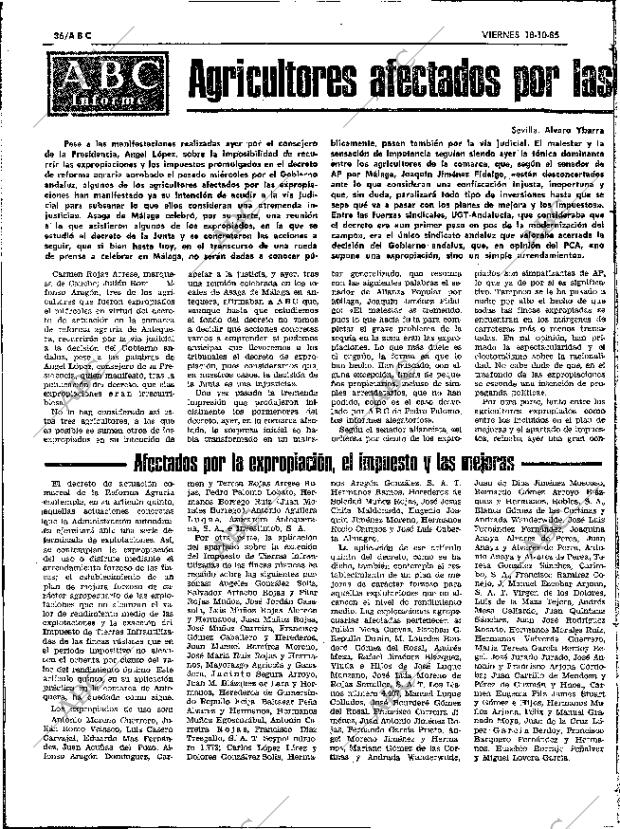 ABC SEVILLA 18-10-1985 página 36