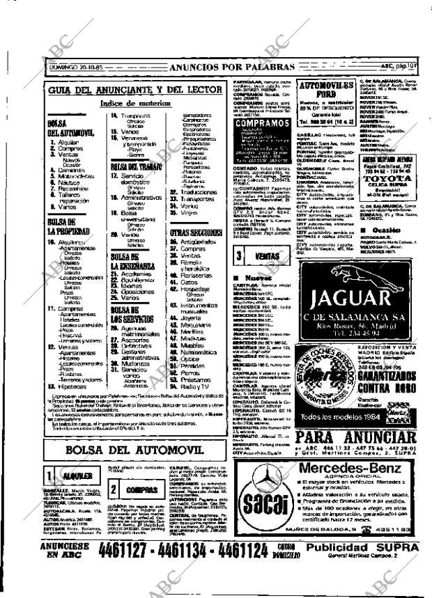 ABC MADRID 20-10-1985 página 101